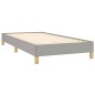 vidaXL Giroletto Grigio Chiaro 90x190 cm in Tessuto vidaXL Giroletto Grigio Chiaro 90x190 cm in Tessuto