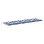 vidaXL Cuscini Panca Giardino 2pz Righe Bianche Blu 200x50x7cm Tessuto vidaXL Cuscini Panca Giardino 2pz Righe Bianche Blu 200x50x7cm Tessuto