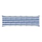 vidaXL Cuscini Panca Giardino 2pz Righe Bianche Blu 200x50x7cm Tessuto vidaXL Cuscini Panca Giardino 2pz Righe Bianche Blu 200x50x7cm Tessuto