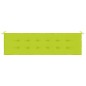 vidaXL Cuscino per Panca Verde Brillante 180x50x3 cm in Tessuto Oxford