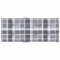 vidaXL Cuscini per Sedie 4 pz Grigi a Quadri 120x50x3 cm in Tessuto vidaXL Cuscini per Sedie 4 pz Grigi a Quadri 120x50x3 cm in Tessuto