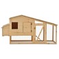 Pollaio in Legno Massello di Pino 178x67x92 cm Pollaio in Legno Massello di Pino 178x67x92 cm