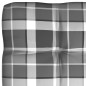 vidaXL Cuscini per Divano Pallet 7 pz Grigio Motivo a Quadri vidaXL Cuscini per Divano Pallet 7 pz Grigio Motivo a Quadri
