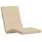 vidaXL Cuscini per Sedia a Sdraio 2 pz Beige in Tessuto Oxford vidaXL Cuscini per Sedia a Sdraio 2 pz Beige in Tessuto Oxford