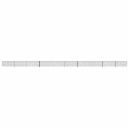 vidaXL Recinzione a Rete con Flangia Antracite 1x25 m