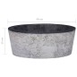 Lavandino Nero Ø40x15 cm in Marmo Lavandino Nero Ø40x15 cm in Marmo