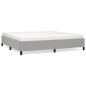 vidaXL Giroletto Grigio Chiaro 200x200 cm in Tessuto vidaXL Giroletto Grigio Chiaro 200x200 cm in Tessuto