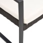 vidaXL Panca da Giardino a 2 Posti con Cuscini in Rattan PP Marrone vidaXL Panca da Giardino a 2 Posti con Cuscini in Rattan PP Marrone