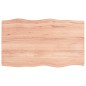 vidaXL Piano Tavolo Marrone Chiaro 100x60x6 cm in Rovere Non Trattato vidaXL Piano Tavolo Marrone Chiaro 100x60x6 cm in Rovere Non Trattato