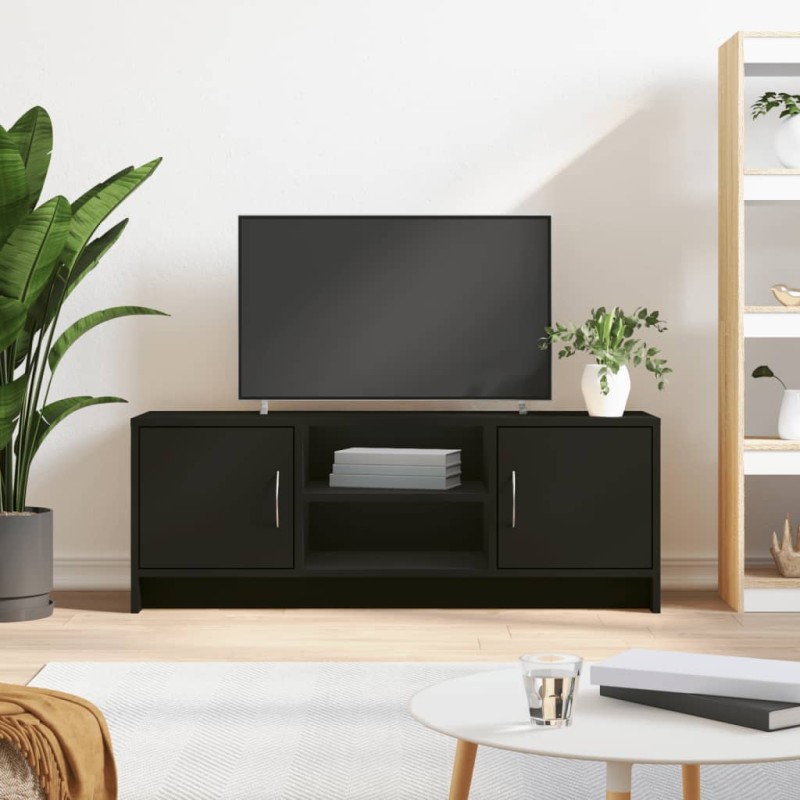 vidaXL Mobile Porta TV Nero 102x30x37,5 cm in Legno Multistrato vidaXL Mobile Porta TV Nero 102x30x37,5 cm in Legno Multistrato