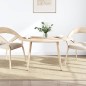 vidaXL Piano Tavolo 100x50x2,5 cm in Legno Massello di Pino Ovale