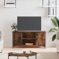 vidaXL Mobile TV Rovere Fumo 100x40x50 cm in Legno Multistrato vidaXL Mobile TV Rovere Fumo 100x40x50 cm in Legno Multistrato