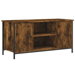 vidaXL Mobile TV Rovere Fumo 100x40x50 cm in Legno Multistrato
