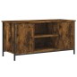 vidaXL Mobile TV Rovere Fumo 100x40x50 cm in Legno Multistrato vidaXL Mobile TV Rovere Fumo 100x40x50 cm in Legno Multistrato