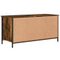 vidaXL Mobile TV Rovere Fumo 100x40x50 cm in Legno Multistrato vidaXL Mobile TV Rovere Fumo 100x40x50 cm in Legno Multistrato