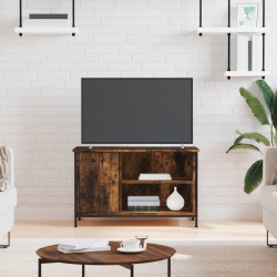 vidaXL Mobile Porta TV Rovere Fumo 80x40x50 cm in Legno Multistrato