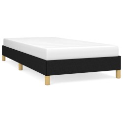 vidaXL Giroletto senza Materasso Nero 90x190 cm in Tessuto