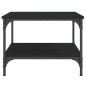 vidaXL Tavolino da Salotto Nero 55x55x40 cm in Legno Multistrato