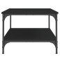 vidaXL Tavolino da Salotto Nero 100x55x40 cm in Legno Multistrato