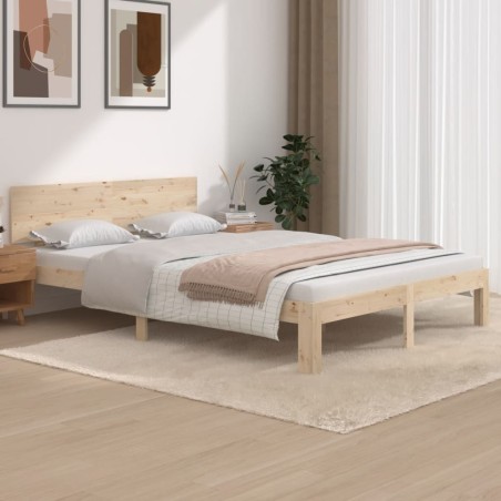 vidaXL Giroletto 140x200 cm in Legno Massello di Pino