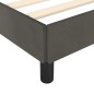 vidaXL Giroletto Grigio Scuro 90x190 cm in Velluto vidaXL Giroletto Grigio Scuro 90x190 cm in Velluto