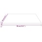 vidaXL Piano Tavolo 90x90x2,5 cm in Legno Massello di Pino Quadrato