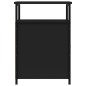 vidaXL Comodini 2 pz Neri 40x42x60 cm in Legno Multistrato vidaXL Comodini 2 pz Neri 40x42x60 cm in Legno Multistrato