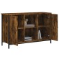 vidaXL Mobile TV Rovere Fumo 100x35x65 cm in Legno Multistrato vidaXL Mobile TV Rovere Fumo 100x35x65 cm in Legno Multistrato