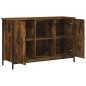 vidaXL Mobile TV Rovere Fumo 100x35x65 cm in Legno Multistrato vidaXL Mobile TV Rovere Fumo 100x35x65 cm in Legno Multistrato