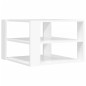 vidaXL Tavolino Salotto Bianco Lucido 59,5x59,5x40cm Legno Multistrato