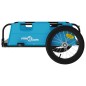 vidaXL Rimorchio per Bici da Carico Blu in Tessuto Oxford e Ferro vidaXL Rimorchio per Bici da Carico Blu in Tessuto Oxford e Ferro