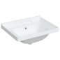 vidaXL Lavandino da Bagno Bianco 61x48x23 cm Rettangolare in Ceramica vidaXL Lavandino da Bagno Bianco 61x48x23 cm Rettangolare in Ceramica
