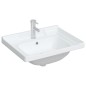 vidaXL Lavandino da Bagno Bianco 61x48x23 cm Rettangolare in Ceramica vidaXL Lavandino da Bagno Bianco 61x48x23 cm Rettangolare in Ceramica