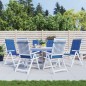 vidaXL Cuscini per Sedie 6 pz Blu Reale 120x50x3 cm in Tessuto vidaXL Cuscini per Sedie 6 pz Blu Reale 120x50x3 cm in Tessuto