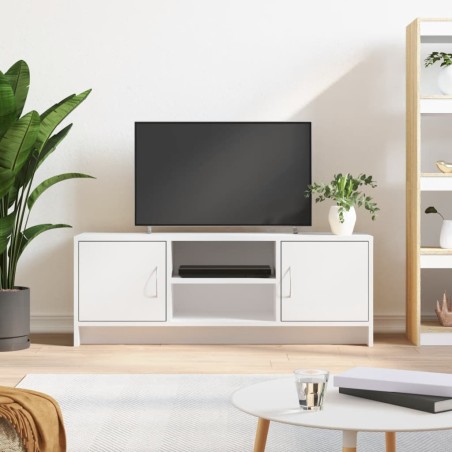 vidaXL Mobile Porta TV Bianco 102x30x37,5 cm in Legno Multistrato