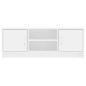 vidaXL Mobile Porta TV Bianco 102x30x37,5 cm in Legno Multistrato vidaXL Mobile Porta TV Bianco 102x30x37,5 cm in Legno Multistrato