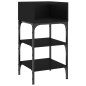vidaXL Comodini 2 pz Neri 35x34,5x70 cm in Legno Multistrato vidaXL Comodini 2 pz Neri 35x34,5x70 cm in Legno Multistrato