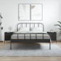 vidaXL Comodini 2 pz Neri 40x42x50 cm in Legno Multistrato