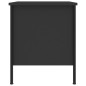 vidaXL Comodini 2 pz Neri 40x42x50 cm in Legno Multistrato