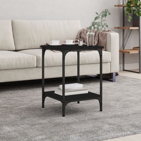 vidaXL Tavolino da Salotto Nero 40x40x55 cm in Legno Multistrato