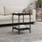 vidaXL Tavolino da Salotto Nero 40x40x55 cm in Legno Multistrato