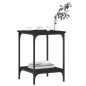vidaXL Tavolino da Salotto Nero 40x40x55 cm in Legno Multistrato