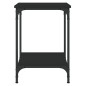 vidaXL Tavolino da Salotto Nero 40x40x55 cm in Legno Multistrato