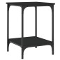 vidaXL Tavolino da Salotto Nero 40x40x55 cm in Legno Multistrato