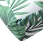vidaXL Cuscino per Pallet Motivo a Foglie 70x70x12 cm