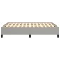 vidaXL Giroletto Grigio Chiaro 140x190 cm in Tessuto vidaXL Giroletto Grigio Chiaro 140x190 cm in Tessuto