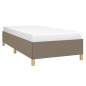 vidaXL Giroletto senza Materasso Tortora 90x200 cm Tessuto