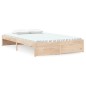 vidaXL Giroletto 120x200 cm in Legno Massello di Pino vidaXL Giroletto 120x200 cm in Legno Massello di Pino