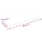 vidaXL Piano Tavolo Marrone Chiaro 80x40x(2-4) cm Rovere Non Trattato