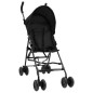 vidaXL Passeggino Antracite e Nero in Acciaio vidaXL Passeggino Antracite e Nero in Acciaio